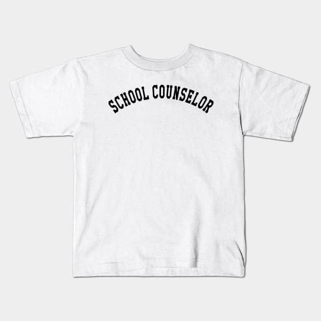 School Counselor Kids T-Shirt by KC Happy Shop